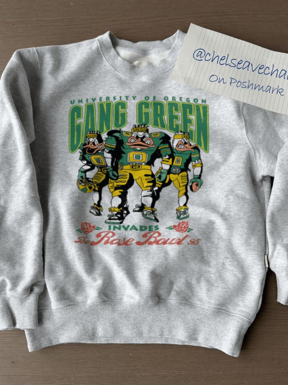 Vintage 1990s University of Oregon Ducks Football Sweatshirt, Oregon Ducks Shirt